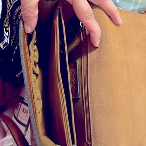 Patricia Nash vintage vegan tan Maribel purse